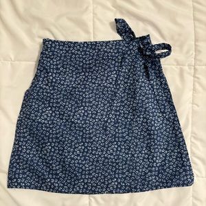 Floral Wrap Skirt